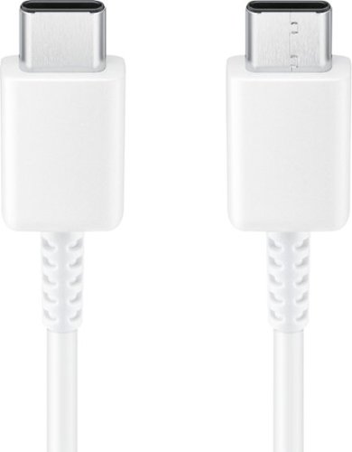  Samsung - 3.3' USB Type C-to-USB Type-C Charge-and-Sync Cable - White