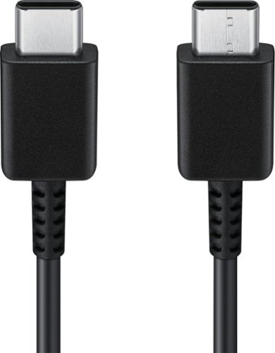 Samsung - 3.3' USB Type C-to-USB Type-C Charge-and-Sync Cable - Black