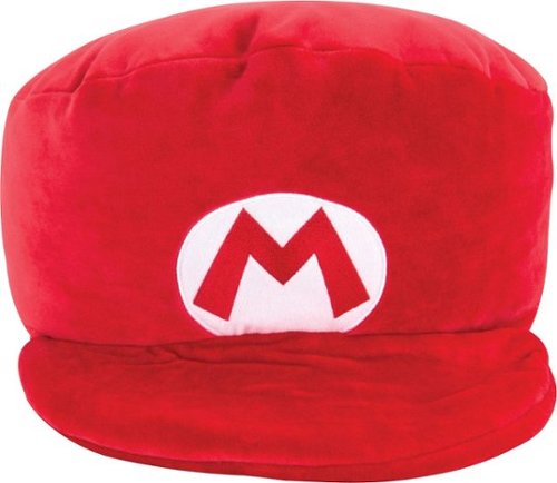  TOMY - Club Mocchi Mocchi - Super Mario - Mario Hat Mega 15 inch Plush Stuffed Toy