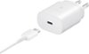Samsung - Super Fast Charging 25W USB Type-C Wall Charger - White-Front_Standard