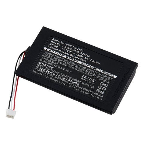 UltraLast - Rechargable Lithium-Polymer Replacement Battery for Logitech 915-000257 Remote Control