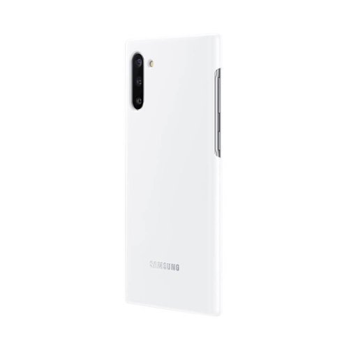 Samsung - LED Back Cover Case for Galaxy Note10 - White-Front_Standard 