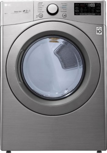 LG - 7.4 Cu. Ft. 10-Cycle Gas Dryer with Sensor Dry-Front_Standard 