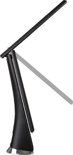 OttLite Rise LED Desk Lamp w/ LCD Smart Display, USB Charging Port, 3 Brightness Settings, 3 Color Temperatures & Foldable Shade - Black BUY ONLINE
