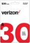 $30 Verizon Prepaid Card - White [Digital]-Front_Standard 