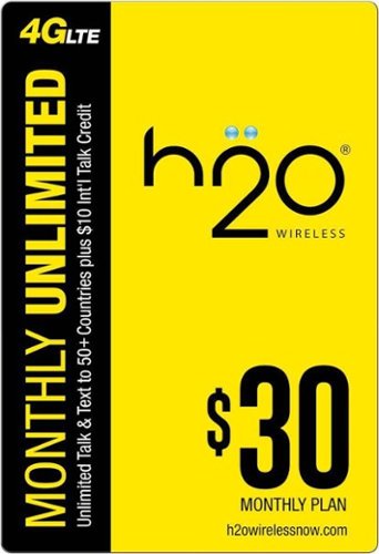 H2O Wireless - $30 Refill Code [Digital]
