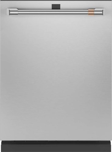 Café - Top Control Built-In Dishwasher with Tub, 42dBA - Stainless steel-Front_Standard 