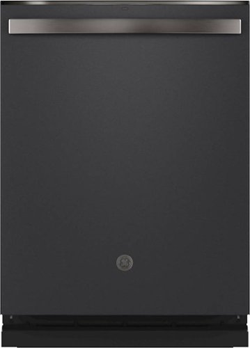 GE - Top Control Built-In Dishwasher with Stainless Steel Tub, 48dBA - Black slate
