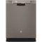 GE - Front Control Built-In Dishwasher with Stainless Steel Tub, 48 dBA - Slate-Front_Standard