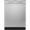 GE Profile - Hidden Control Built-In Dishwasher with Stainless Steel Tub, Fingerprint Resistance, 3rd Rack, 45 dBA - Stainless Steel-Front_Standard 