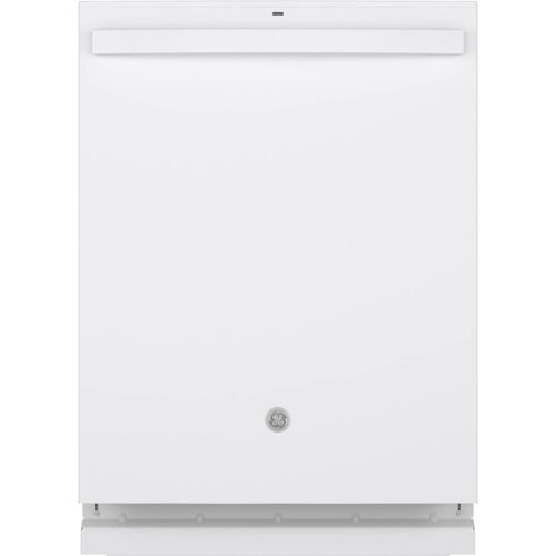 GE - Top Control Built-In Dishwasher with Stainless Steel Tub, 48dBA - White