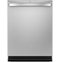 GE - Top Control Built-In Dishwasher with Stainless Steel Tub, 48dBA - Stainless Steel-Front_Standard 