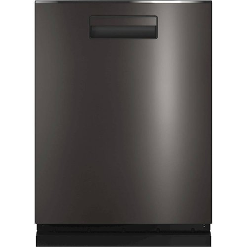 Haier - Top Control Built-In Dishwasher with Stainless Steel Tub, 50dBA - Black stainless steel