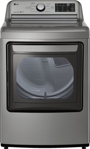 LG - 7.3 Cu. Ft. 8-Cycle Gas Dryer with Sensor Dry - Graphite Steel