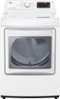 LG - 7.3 Cu. Ft. Electric Dryer with Sensor Dry-Front_Standard 