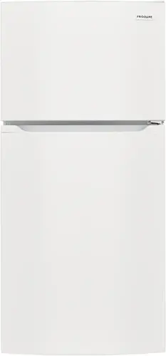 Front. Frigidaire - 13.9 Cu. Ft. Top-Freezer Refrigerator - White.