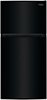 Frigidaire - 13.9 Cu. Ft. Top-Freezer Refrigerator - Black-Front_Standard 