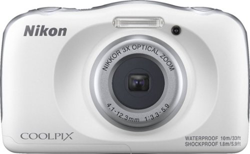 Nikon - Coolpix W150 13.2-Megapixel Digital Camera - White
