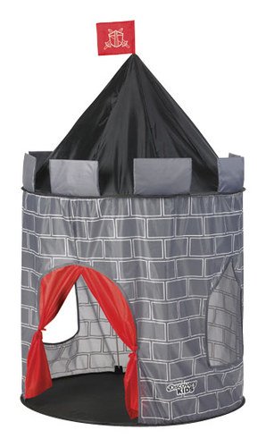  Discovery Kids - Pop-Up Knight Play Castle - Red/Black/Gray