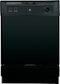 GE - 25" Convertible Portable Dishwasher - Black-Front_Standard