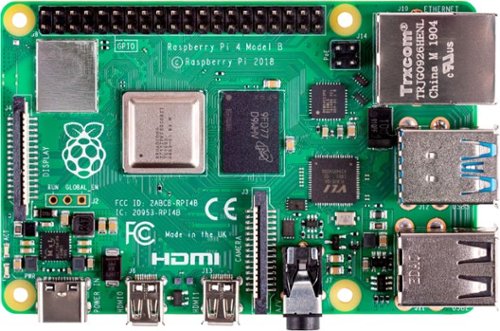 Raspberry Pi 4 2GB with CanaKit Power Supply - Black-Front_Standard 