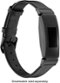 Platinum™ - Horween Leather Band for Fitbit Inspire and Inspire HR - Black-Angle_Standard
