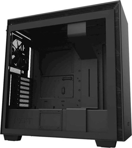 NZXT - H710 eATX Mid-Tower Case with Tempered Glass - Matte Black