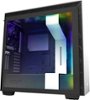 NZXT - H710i eATX Mid-Tower Case with Tempered Glass - Matte White-Front_Standard