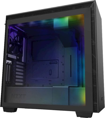 NZXT - H710i eATX Mid-Tower Case with Tempered Glass - Matte Black