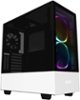 NZXT - H510 Elite Compact ATX Mid-Tower Case with Dual-Tempered Glass - Matte White-Front_Standard