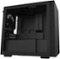 NZXT - H210 Mini ITX Tower Case with Tempered Glass - Matte Black-Front_Standard