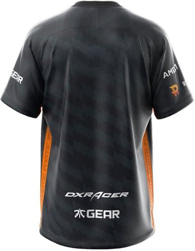 Fnatic Player Jersey 2019 Men's - Size XL - Gray/Black WORLDWIDE DELIVERY