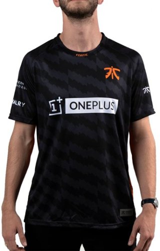 Fnatic Player Jersey 2019 Men's - Size 2XL - Gray/Black GLOBAL SHIPPING