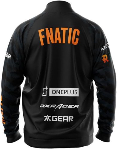 Fnatic Player Jacket 2019 - Size L - Black WORLDWIDE DELIVERY