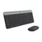 Logitech - MK470 Full-size Wireless Scissor Keyboard and Mouse Bundle for Windows with Quiet clicks - Black/Gray-Front_Standard 