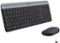 Logitech - MK470 Full-size Wireless Scissor Keyboard and Mouse Bundle for Windows with Quiet clicks - Black/Gray-Front_Standard