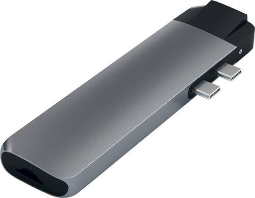 Satechi Type-C Pro Hub Adapter with Ethernet - 4K HDMI, USB-C PD, Gigabit Ethernet, USB 3.0, Micro SD Card Slot - Space Gray HOW TO BUY