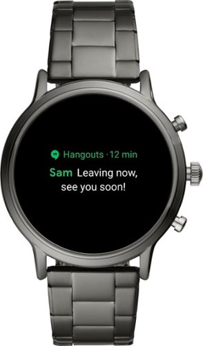 Fossil Gen 5 Smartwatch 44mm Stainless Steel - Smoke with Smoke Stainless Steel Band - (2019) WHERE TO BUY