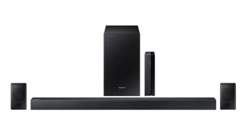 Samsung - 4.1-Channel 240W Soundbar System - Jet Black-Front_Standard 