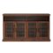 Walker Edison - Transitional 4-Door 58" TV Stand for Most TVs up to 65” - Dark Walnut-Front_Standard