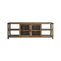 Walker Edison - Farmhouse TV Stand Cabinet for Most TVs Up to 78