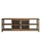 Walker Edison - Farmhouse TV Stand Cabinet for Most TVs Up to 78" - Rustic Oak-Front_Standard