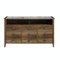 Rustic Industrial Farmhouse TV Stand for Most Flat-Panel TVs Up to 58"-Front_Standard