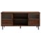 Walker Edison - Transitional TV Stand Cabinet for Most TVs Up to 65" - Dark Walnut-Front_Standard