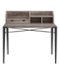 Walker Edison - 42" Industrial Computer Desk With Hutch - Grey Wash-Front_Standard