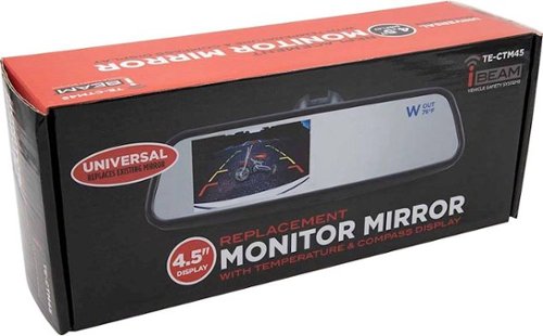 iBEAM 4.5 Replacement Rearview Mirror Monitor - Black SHOP ONLINE