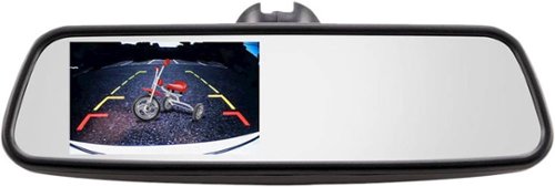 Image of iBEAM - 4.5" Replacement Rearview Mirror Monitor - Black