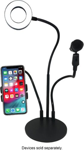 Bayit Tech Squared Glamour Live Stream Kit for Select Cell Phones - Black WORLDWIDE DELIVERY
