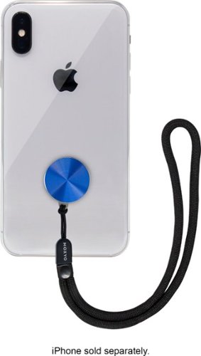 MOXYO - Zigi Band Phone Lanyard - Anodized Blue-Front_Standard 