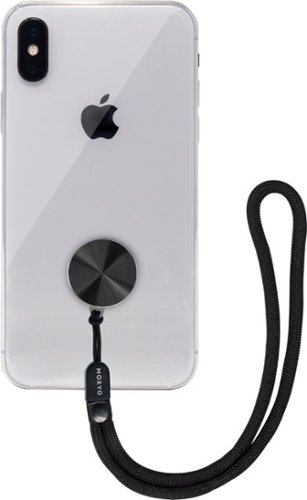 NLU - Zigi Band Phone Lanyard - Anodized Black-Front_Standard 